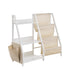 3-Tier Kids Bookshelf & Toy Storage Organizer with Sling Book Rack and Storage Bag For Toddler, Kids Room, Playroom, Kindergarten, Nursery