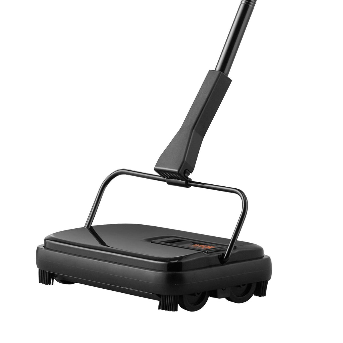 Carpet Sweeper, 200 mm Sweeping Paths, Floor Sweeper Manual Non Electric, Cleans Dust Pet Hair