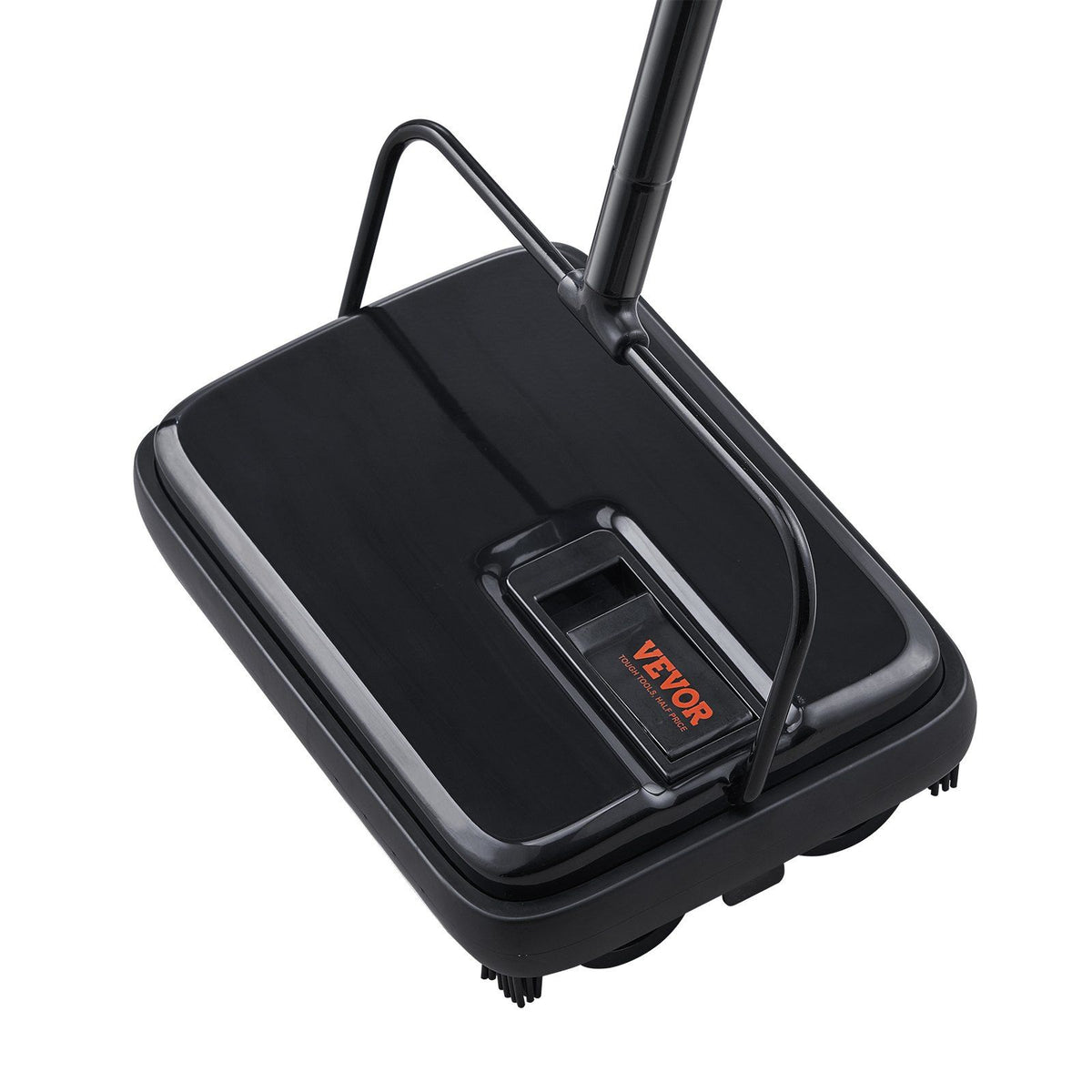 Carpet Sweeper, 200 mm Sweeping Paths, Floor Sweeper Manual Non Electric, Cleans Dust Pet Hair