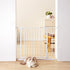Baby Gate, 749-990 mm Extra Wide, 762 mm High, Dog Gate for Stairs Doorways and House, White