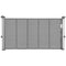 Retractable Baby Gate, 870 mm Tall, Extends up to 1400 mm Wide, Mesh Material, Doorways, Hallways, Playrooms, Gray