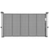 Retractable Baby Gate, 870 mm Tall, Extends up to 1400 mm Wide, Mesh Material, Doorways, Hallways, Playrooms, Gray
