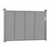 Retractable Baby Gate, 870 mm Tall, Extends up to 1400 mm Wide, Mesh Material, Doorways, Hallways, Playrooms, Gray