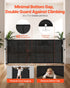 Retractable Mesh Baby Gate, 870 mm Tall, Extends to 1800 mm Wide, Easy-Install Safety Gate for Stairs, Doorways & Hallways, Black