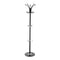 Freestanding Coat Rack, Metal Coats Rack Stand with Umbrella Holder, Stable Marble Base & 14 Hooks, Hall Coat Tree for Entryway, Bedroom, Living Room, Stylish Coats Hanger for Hats, Scarves, Bag