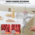 Manual Meat Grinder, Meat Mincer Sausage Maker with 1 Cutting Blade, 3 Sausage Tubes for Beef Pepper Mushroom