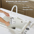 Manual Meat Grinder, Meat Mincer Sausage Maker with 1 Cutting Blade, 3 Sausage Tubes for Beef Pepper Mushroom