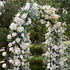 Rustproof Metal Garden Patio Arch Rose Arbour Archway Climbing Plant Trellis AU
