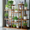 9 Tier Large Wooden Plant Stand Shelf Indoor Outdoor Plant Display Rack