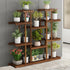Large Wood Plant Stand Shelf