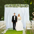 3mx6m 10ft Silk White Backdrop Drapes Curtain Wedding Ceremony Party Home Window Decor