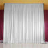 3mx6m 10ft Silk White Backdrop Drapes Curtain Wedding Ceremony Party Home Window Decor