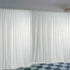 3mx6m 10ft Silk White Backdrop Drapes Curtain Wedding Ceremony Party Home Window Decor