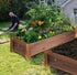 Large Rectangular Wooden Planters Garden Outdoor Flower Plant Herbs Pot Boxes