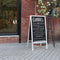 Rustic Wooden Double-Sided Chalkboard Sign for Indoor & Outdoor Use