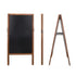Rustic Wooden Double-Sided Chalkboard Sign for Indoor & Outdoor Use
