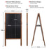 Rustic Wooden Double-Sided Chalkboard Sign for Indoor & Outdoor Use