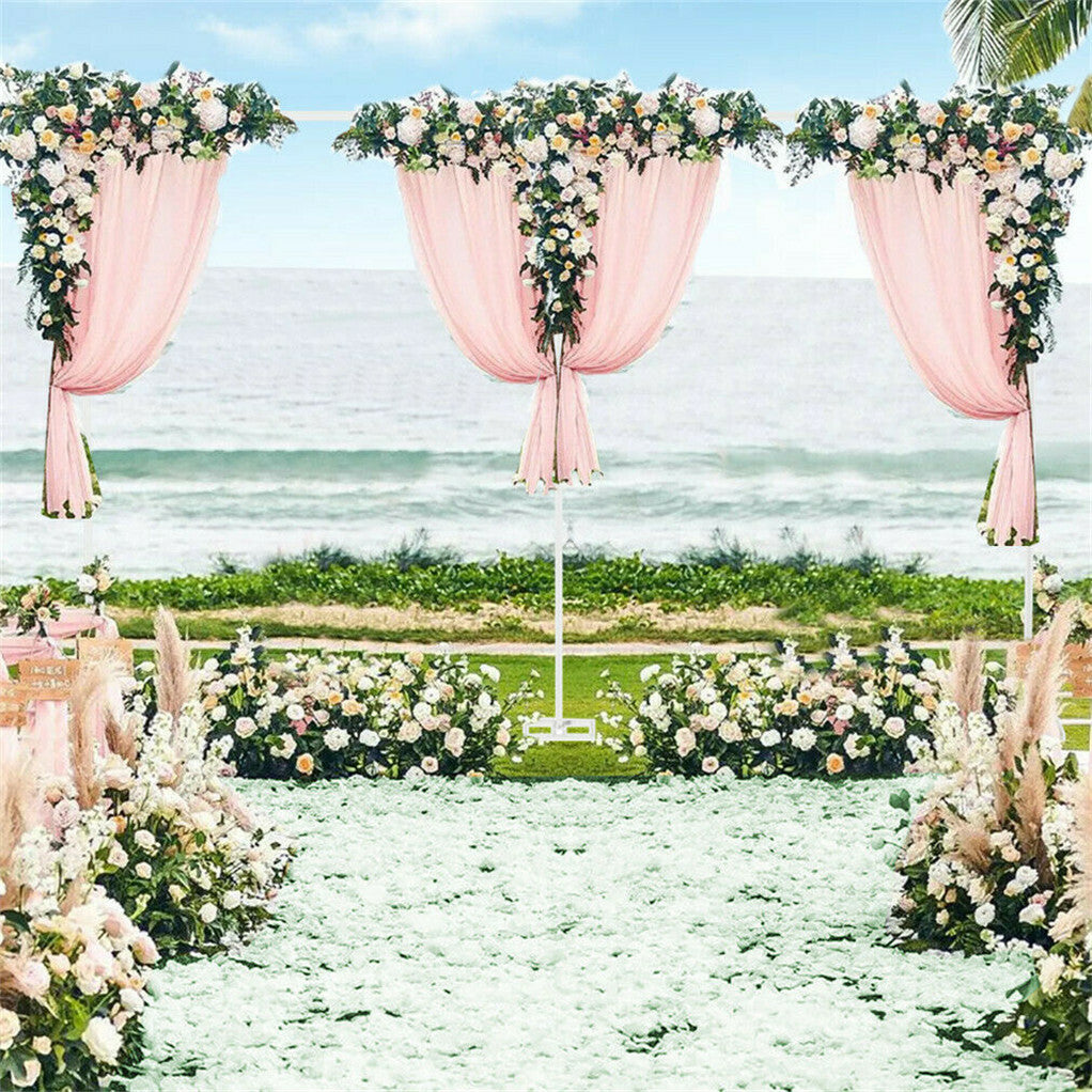 3M*6M Telescopic Wedding Backdrop Stand Balloon Curtain Hanging Pipe Background