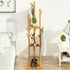 Solid Wood Floor Standing Hat Coat Jacket Hanger Storage Stand