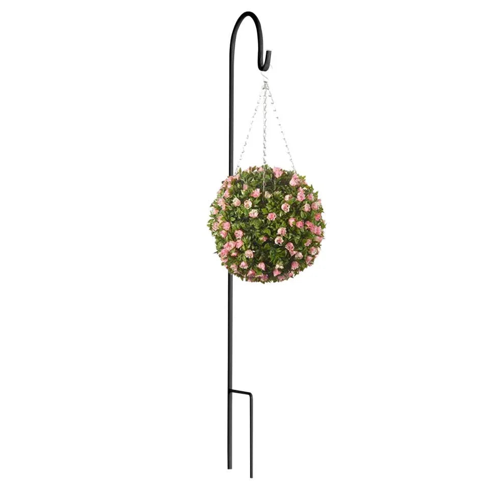 Set of 8 Anti-Wind Shepherd Hooks for Garden and Wedding Decorations