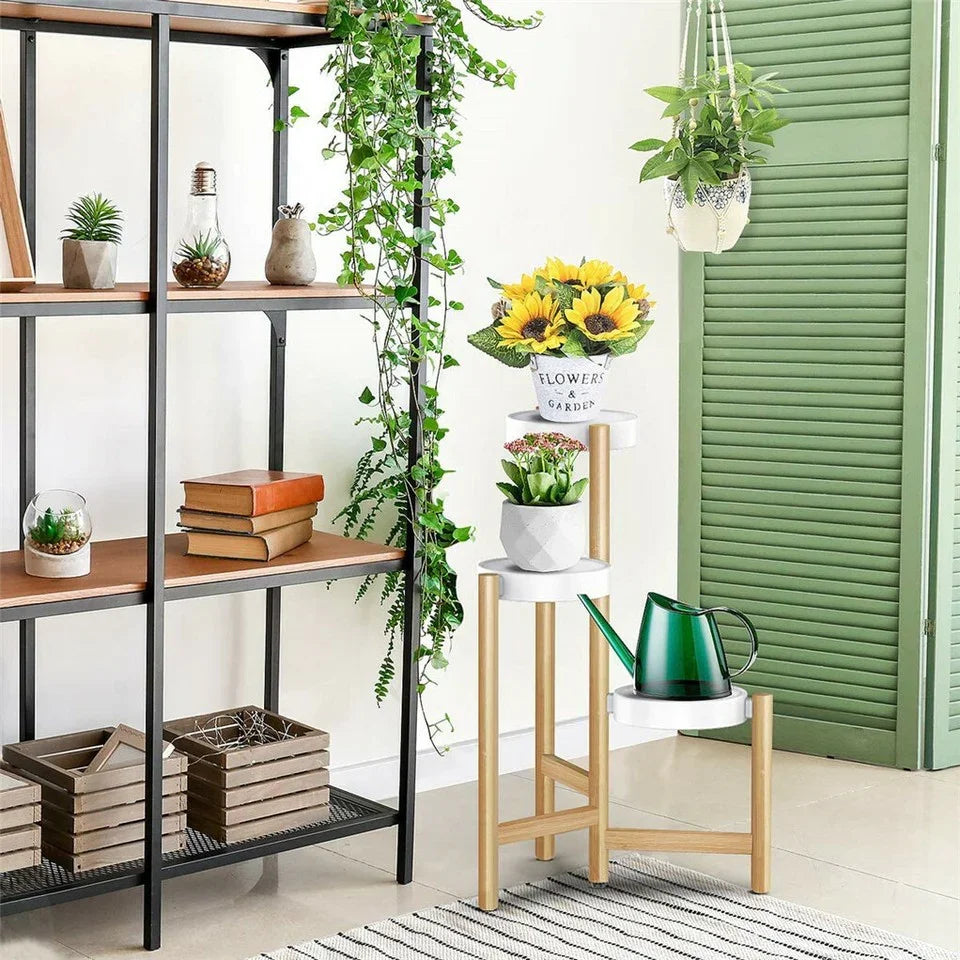 3 Tier Bamboo Plant Stand