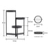 Premium Quality Black Metal Plant Stand