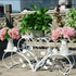 Outdoor Indoor Metal Flower Pots Planter Plant Stands Garden Shelf Racks
