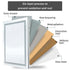 Modern Luxury: LED Mirror with Defogger 600*800mm Double LED