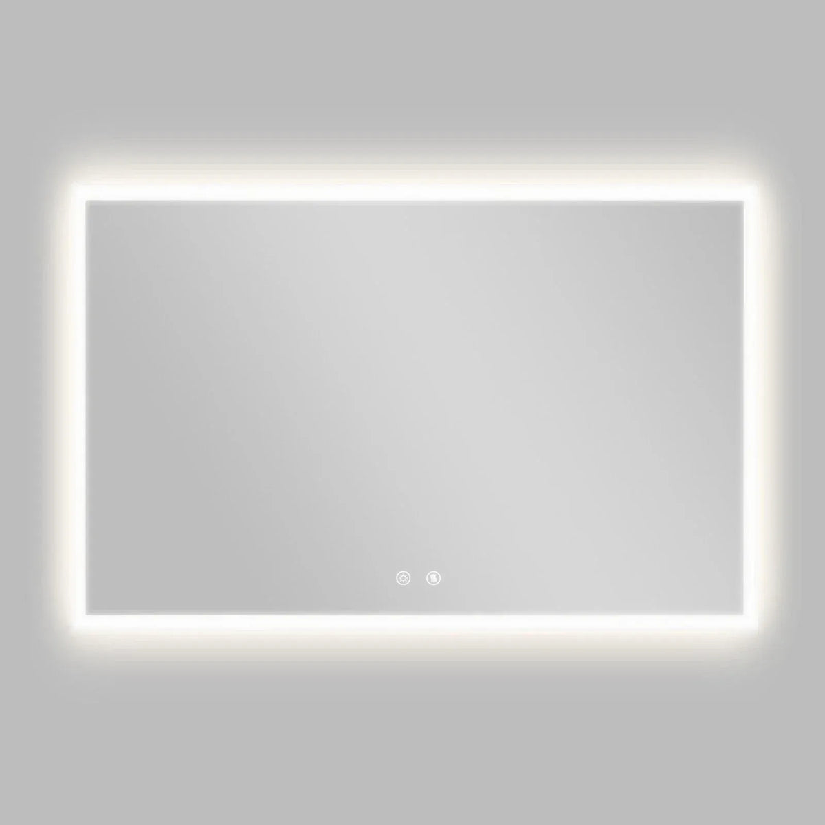 Smart LED Bathroom Mirror Anti-Fog Wall Mounted Vanity Mirror with 3 Color Dimmable Lights Touch Sensor 120x70cm