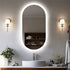 Premium Oval LED Anti-Fog Bathroom Mirror(80x50cm)