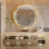Round LED Anti-Fog Backlit Bathroom Mirror(60x60cm)