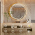 Round LED Anti-Fog Backlit Bathroom Mirror(80x80cm)