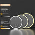 Round 700mm LED Bathroom Mirror with Leather Strap - Anti-Fog Dimmable Backlit Vanity Mirror - Wall Hanging Lighted Mirror