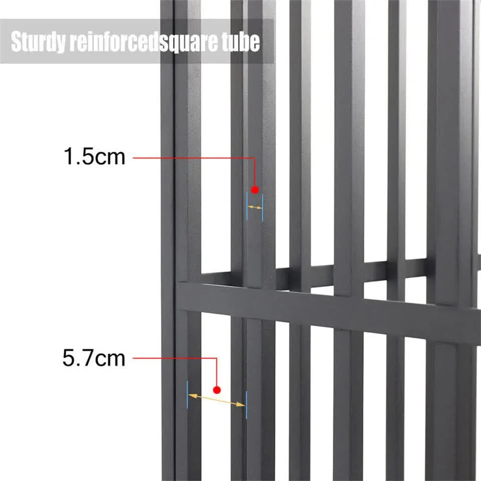 Heavy Duty Dog Cage with Lock & Bottom Tray XXL