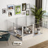 81cm Highest Acrylic Dog Whelping Pen Box Safe Aluminum Frame Pet Playpen w/ Mat