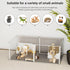 Acrylic Pet Playpen with Clear Panels & Aluminium Frame – 6‑Panel Modular Design