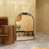 Elegant Rose - Designed Baroque Brass Arched Mirror Size Large