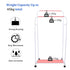 Heavy Duty Double Clothes Rail Rack Garment Hanging Display Stand 4 Wheel Armoir