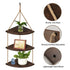 Bohemian Hanging Shelf Organizer 3 Tier Storage Rack