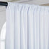 Large 3×3 m White Wedding Backdrop Curtains for Baby Shower and Birthday Decor