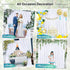 Large 3×3 m White Wedding Backdrop Curtains for Baby Shower and Birthday Decor