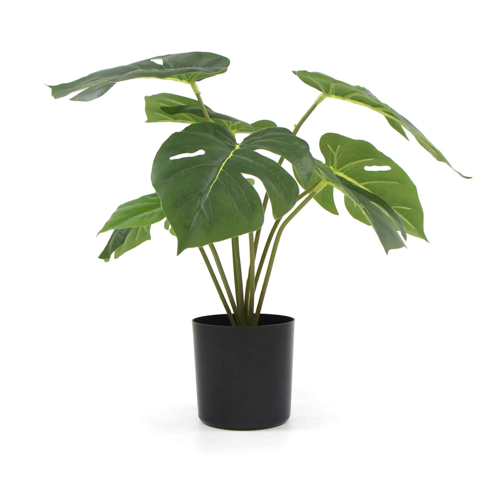 Artificial Split Philodendron 35cm – Real‑Touch Leaves in Pot, Indoor Décor