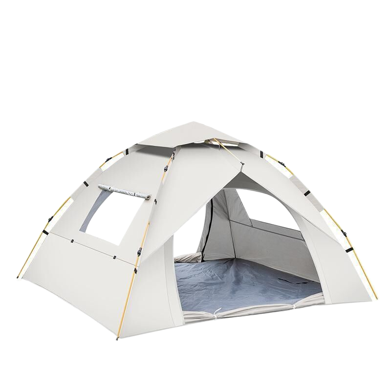 Single-story Tent with Two Doors and Two Windows - Small Size 200X150X125cm for Camping Enthusiasts.