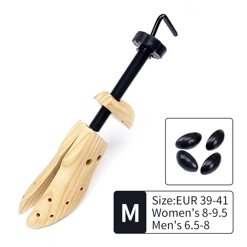 1 PCS Adjustable Wooden Shoe Stretcher for Men & Women, Size Medium EUR 39-41