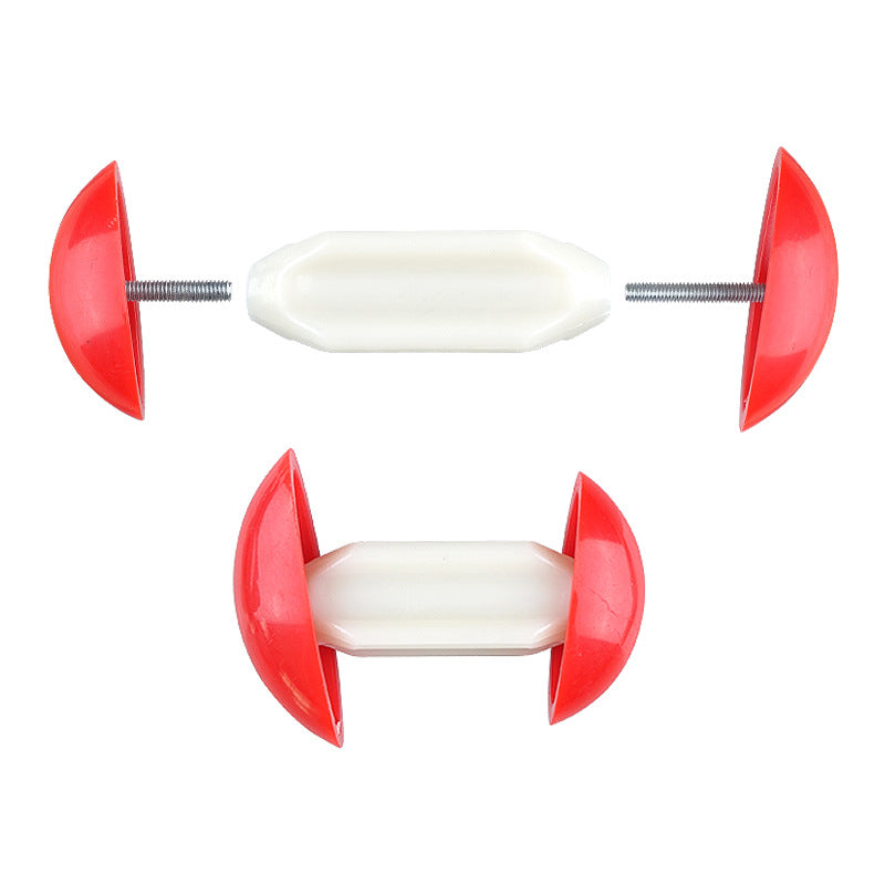 Adjustable Plastic Shoe Stretcher, Red and White, Universal Size