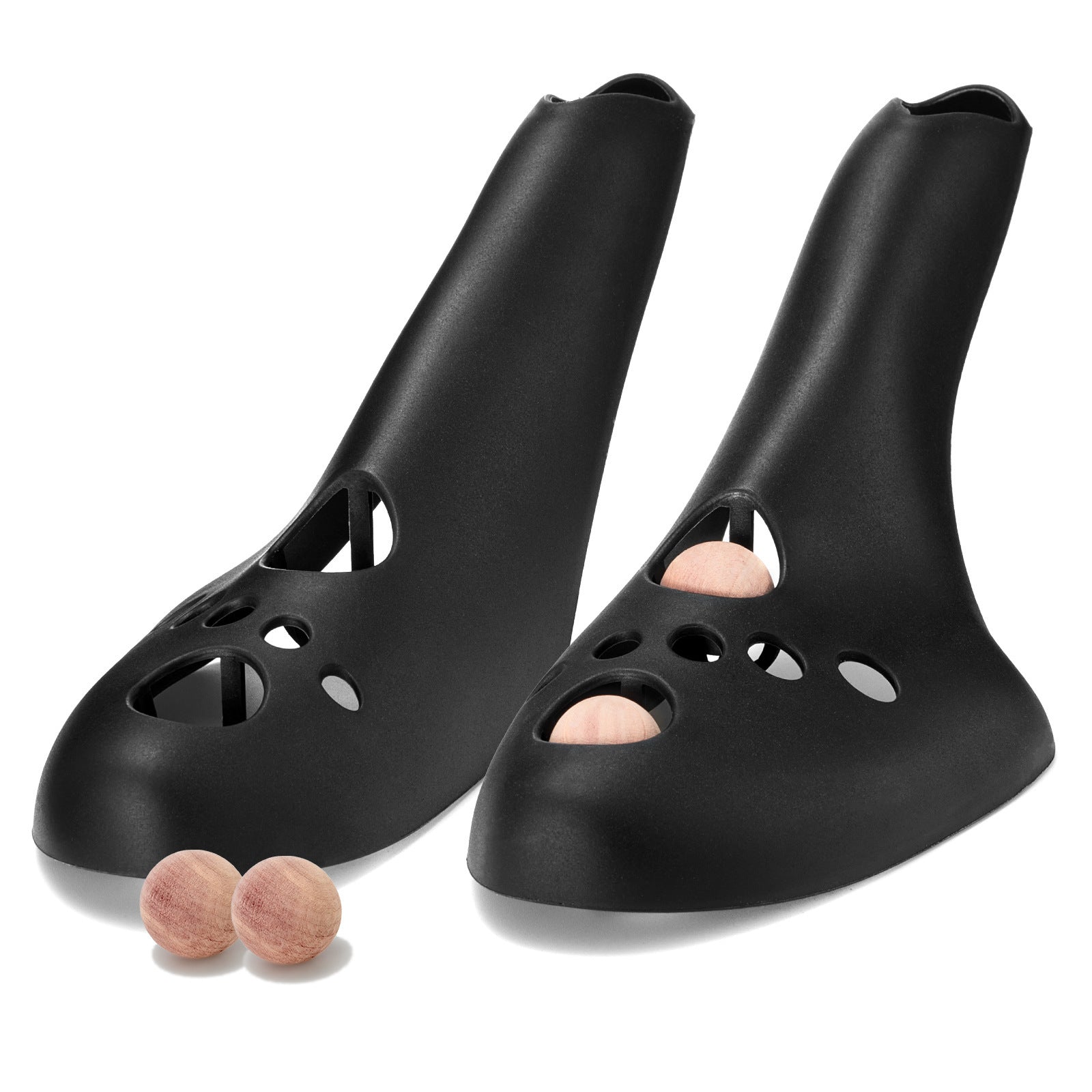 Large Black Shoe Stretcher with Cedar Wood Balls, Size EUR 41-46 (Men's US 10-13, Women's 11.5-14.5)