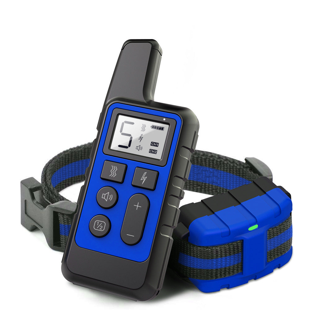 Wireless Dog Training Collar with Remote  500-Yard Range, Waterproof, Rechargeable, Adjustable for Small and Large Dogs