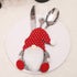 Christmas Gnome Cutlery Holder - Festive Silverware Bag for Holiday Table Decor 10 pieses