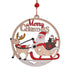 Set of 4 Wooden Christmas Hanging Ornaments â€“ Santa, Snowman, and Reindeer Decorations ï¼ˆ2 set, 8 pieces in total)ï¼‰