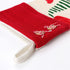 Christmas Gnome Stocking with Red Striped Hat and Decorations - Holiday Decor 3 pieces